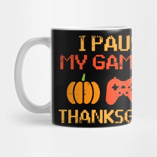 Happy Thanksgiving Gamer Turkey Video Game Lovers Kids Boys Mug